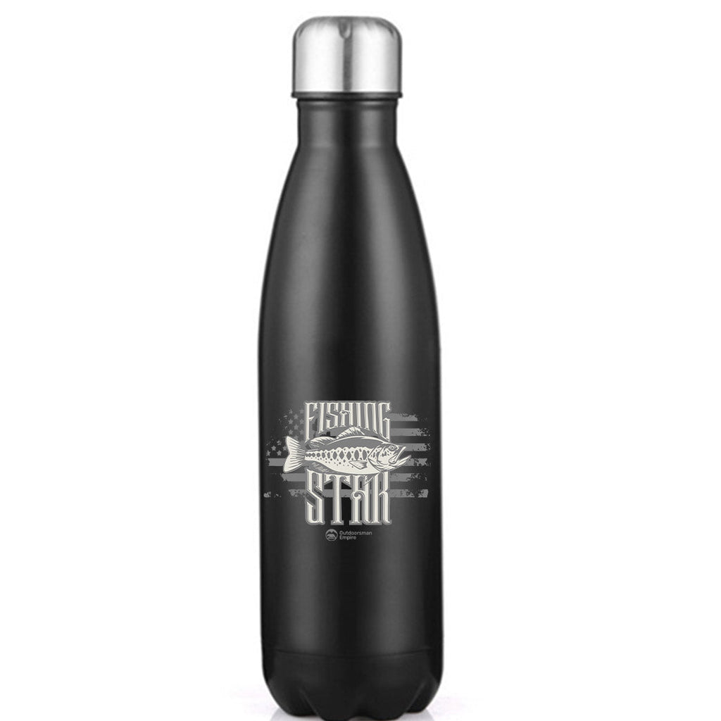 Fishing Star' Stainless Steel Water Bottle