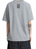Men's Gaming Tic Tac Toe Graphic Round Neck T-Shirt