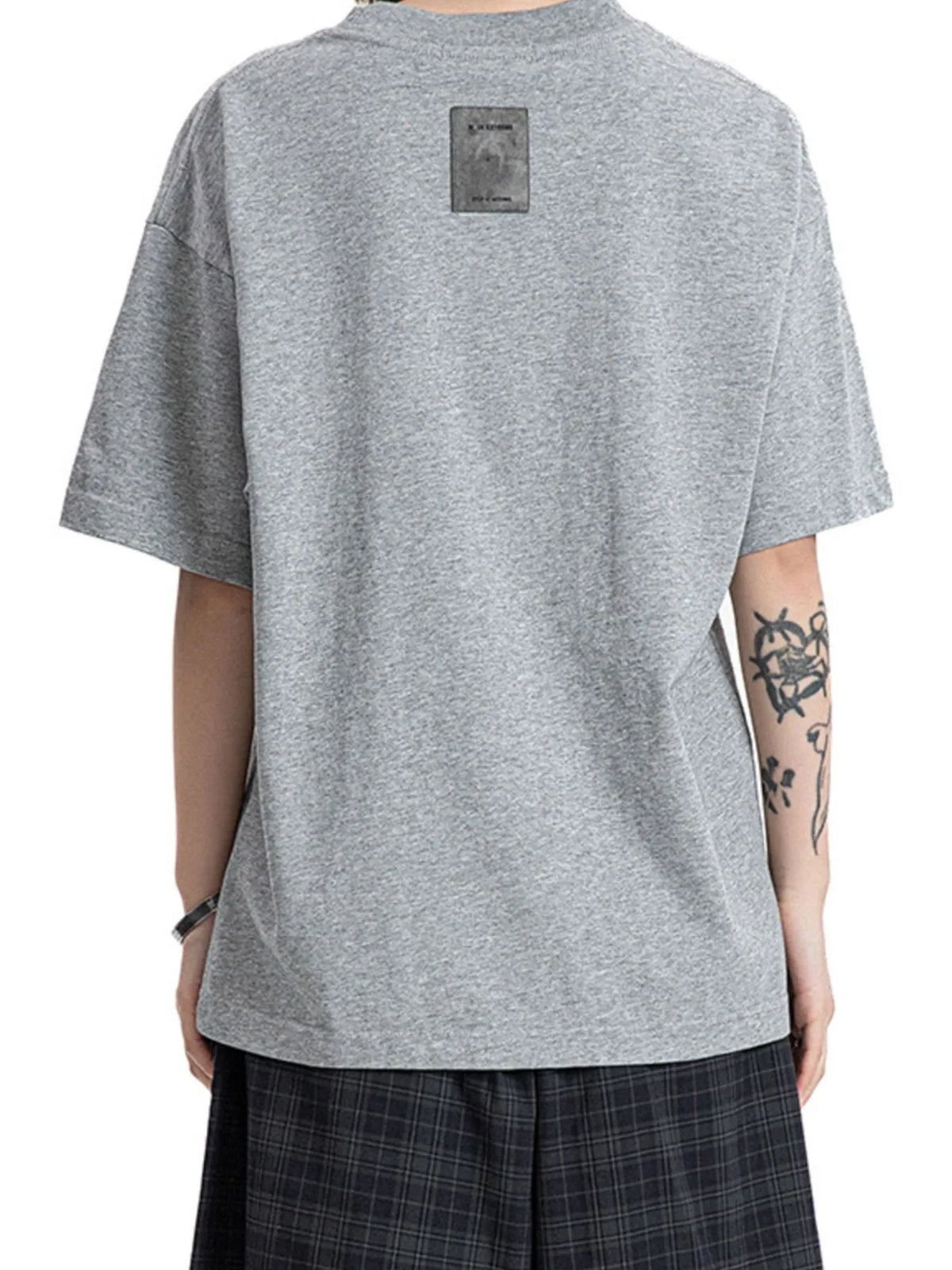 Men's Gaming Tic Tac Toe Graphic Round Neck T-Shirt